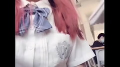 Asian School Girl Masturbating in class Thumb