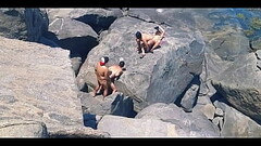 A PRAIA DE NUDISMO MAIS QUENTE DO RIO DE JANEIRO, NAS PEDRAS O SEXO ACONTECE COM MUITO TES&Atilde_O. Thumb