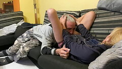 AMATEUR REAL COUPLE - PASSIONATE SEX IN HOME with LITTLE BLONDE and WILDSPAINMAN Thumb