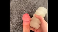 Fucking new pussy sleeve with cumshot! Thumb