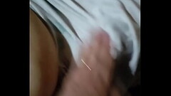 Slapping her tits and face Thumb