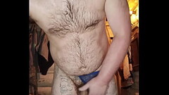 Hot homemade video of a RUSSIAN village GAY.Superbly masturbated in a blue THONG and A HUGE dildo in Thumb