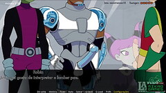 Teen Titans ep 32 Jinx Bukkake Beast Boy, Cyborg e Robin Thumb