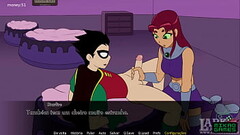 Teen titans ep 3 Agora sim venci a Luta e outra Punheta de Starfire Thumb