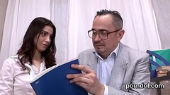 Fervid girl gets seduced and penetrated by older tutor Thumb