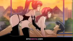 Taboo threesome with tsundere stepsister Thumb