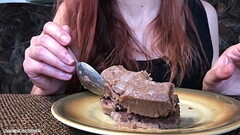 Cum Cake _) Caden Jerks Off onto a Slice and Aimee Eats It Thumb