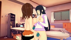 Diane x Hinata - Lesbian Hentai - Seven Deadly Sins and Naruto crossover Thumb