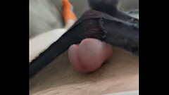 Hands free with a vibrator Thumb