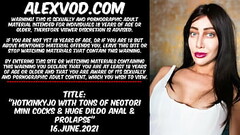 Hotkinkyjo with tons of neotori mini cocks &amp_ huge dildo anal &amp_ prolapse Thumb