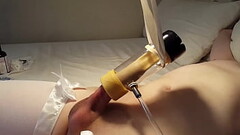 Adorable Teen Femboy is Gently Milked by Milking Machine and Cums Deep Inside Venus Milking Receiver Thumb