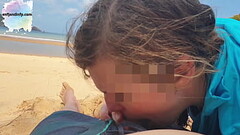 Blowjob and deepthroat on a sunny beach - ENFJandINFP Thumb