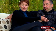 Horny and sexy swingers swap partners in the Red Room Thumb