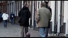 Horny old boy takes a tour in amsterdam'_s redlight district Thumb