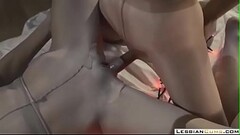 Erotic Lesbian Sex Session with Panties and Strapon Thumb